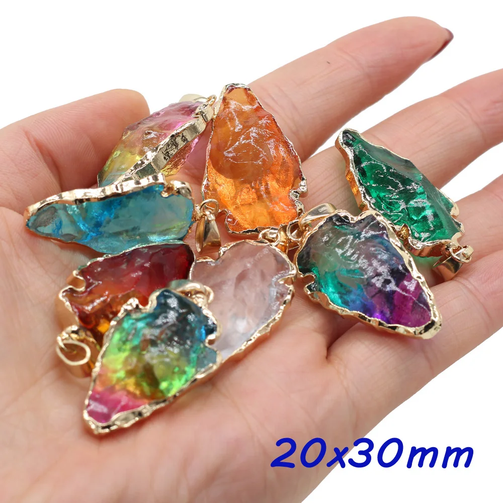 Colgantes de piedra de energía de 7 Chakras, Reiki Heal, cristal multicolor, alta calidad para la fabricación de joyas, collar DIY, pendientes, regalos