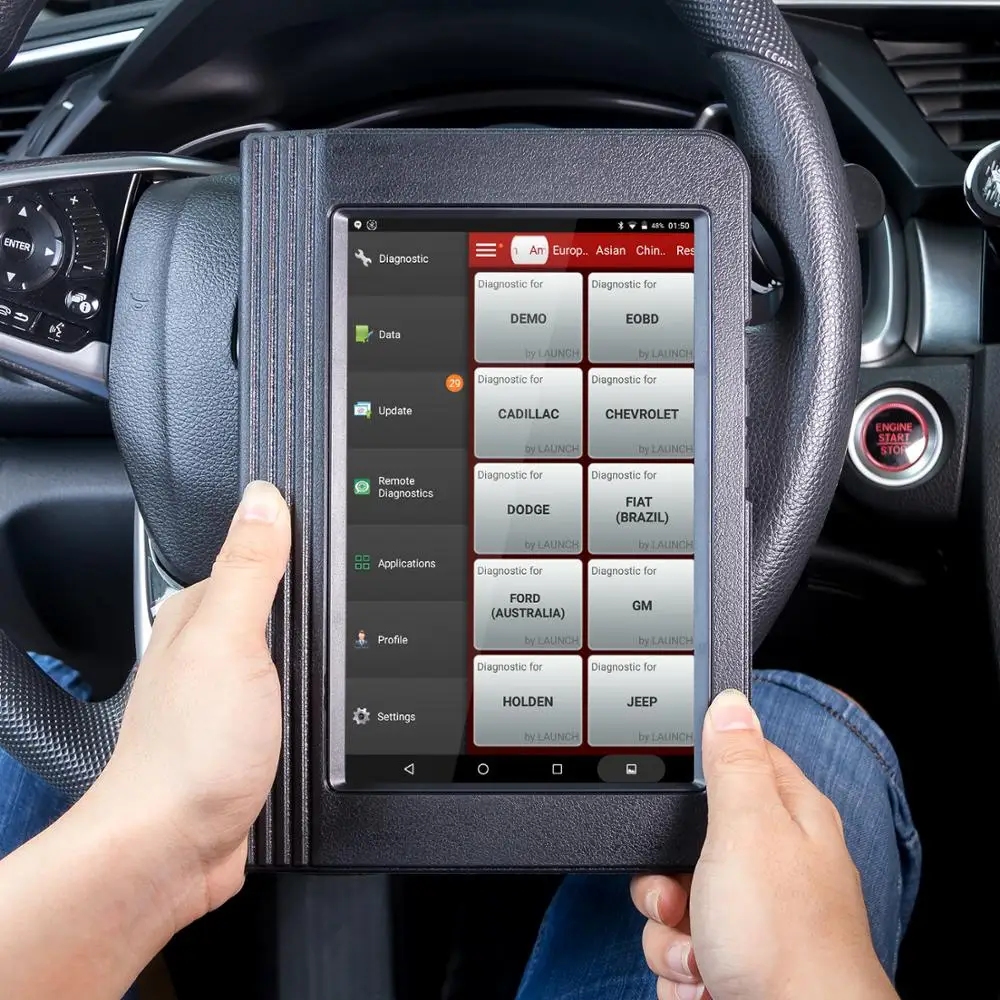 Launch X431 V Wifi/Bluetooth 8 дюймов планшет полная система Авто OBD2 диагностический