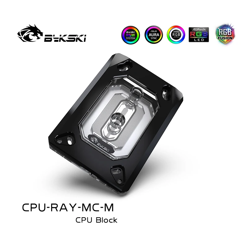 Bykski Cpu-ray-mc-m Bloco de Água do Refrigerador da Cpu do Radiador de Refrigeração de Água para Amd Ryzen Ryzen5 Ryzen7 Threadpipper Am3 Am2 Fm2 Fm1 - Imagem 5
