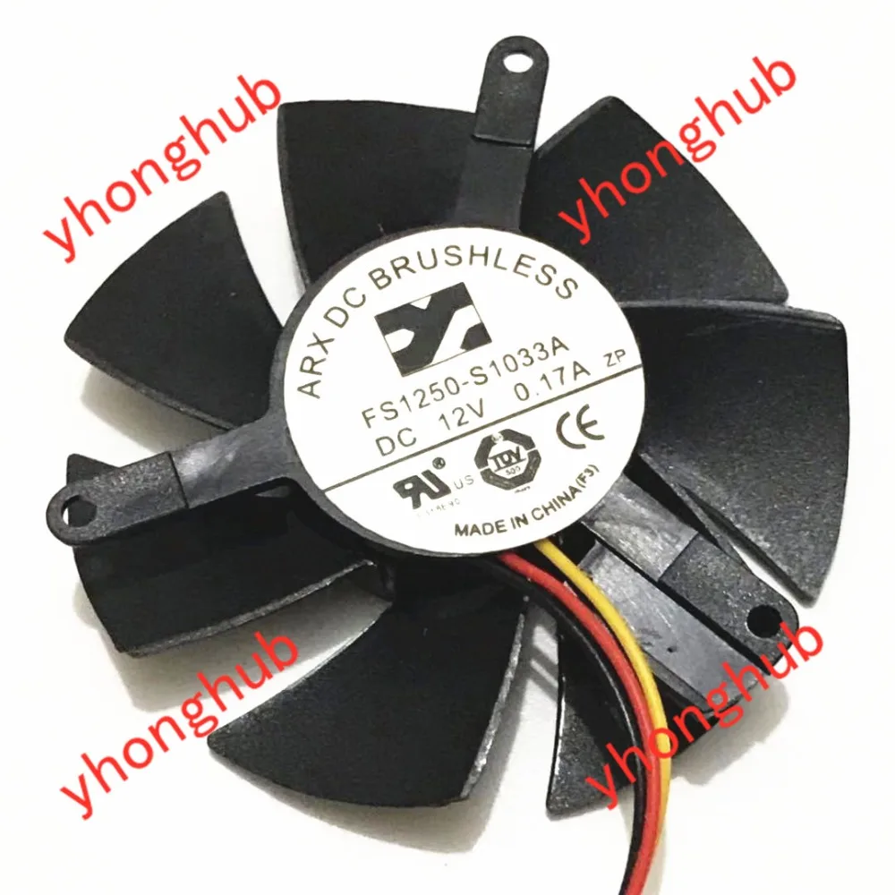 Arx FS1250-S1033A dc 12v 0.17a 50x50x10mm ventilador