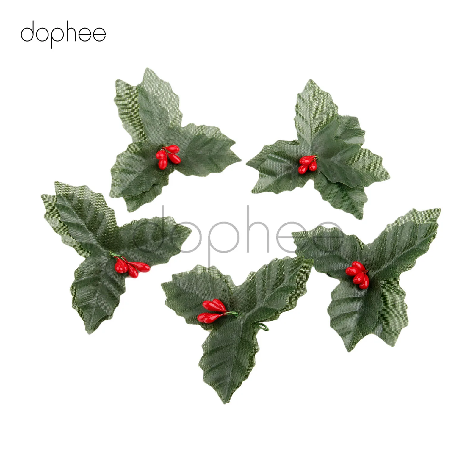 Dophee 10 шт. искусственные ягоды Холли для свадьбы вечеринки украшения дома