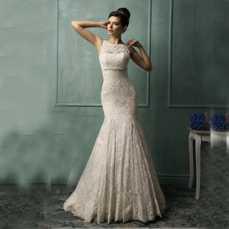 Vestido De Noiva kurti Bridal Gowns Lace Court Train Robe De Mariee Long Ivory Elegant white Open Back Mother of Bride Dresses