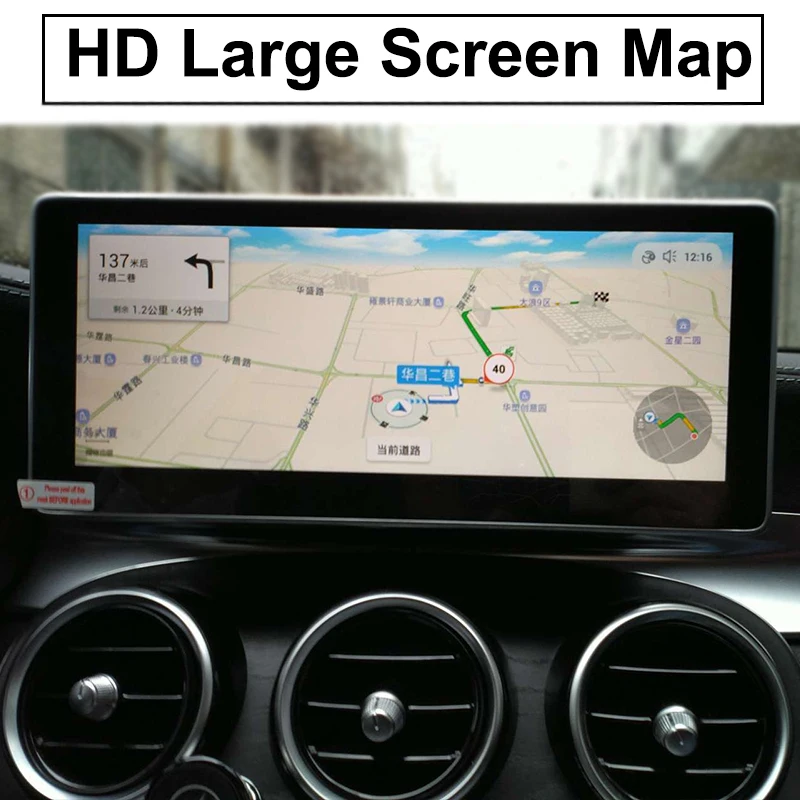 Best Liandlee Car Multimedia Player NAVI For Mercedes Benz MB C W205 C205 A205 S205 2015~2018 CarPlay TPMS Stereo GPS Navigation 2