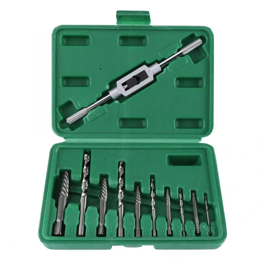 

11Pcs Broken Screw Drill Bits and Extractor Set Bolts Fastners Taken Out Removal Tool kit Local Fast Shipping