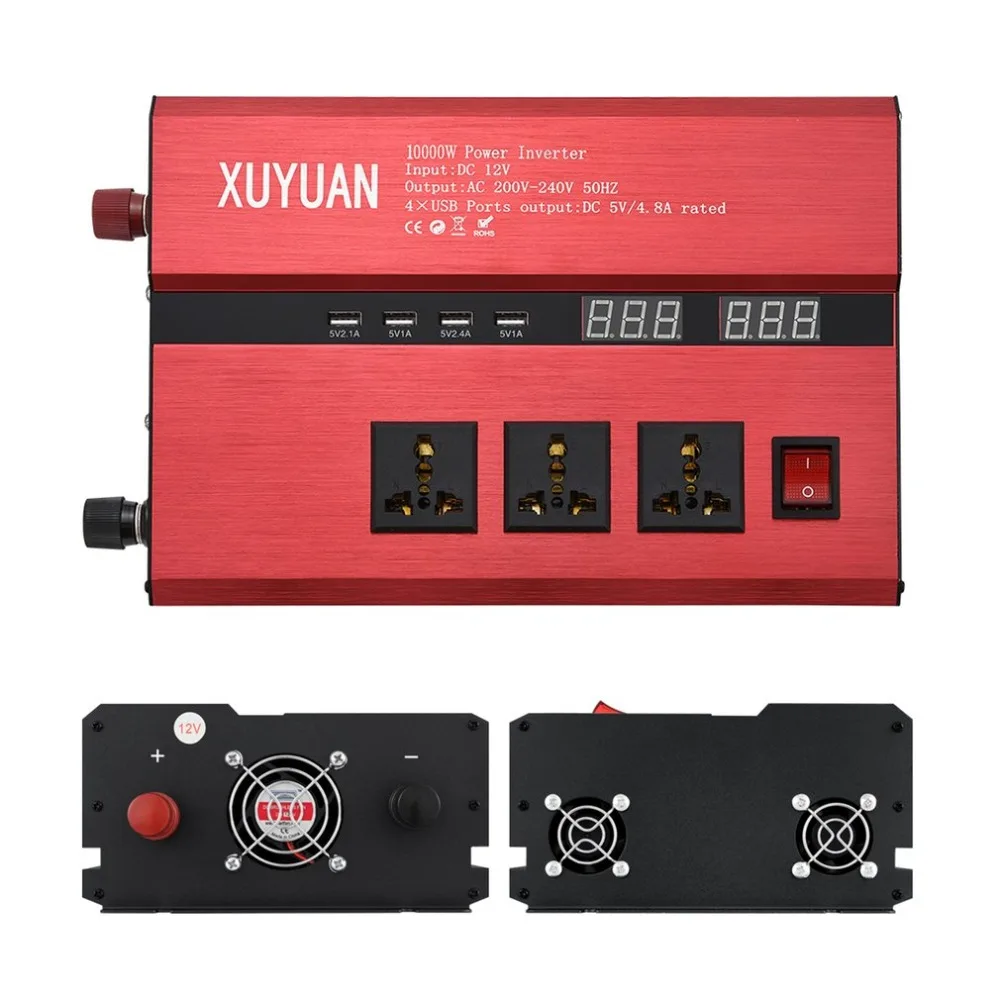 

10000W Solar Inverter USB LED Display AC/DC Sine Wave Converter3000W/4000W/5000W Solar Power Inverter LED Sine Wave Converter