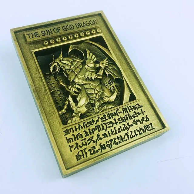 YU GI OH Золотая карта металлическая карта местный английский TCG LC01 три магический Бог VOL Edition коллекция карта детские игрушки подарки
