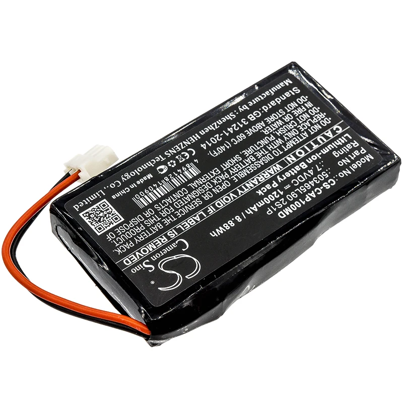Обновленная батарея Cameron Sino для CHARMCARE 503465L90 2S1P