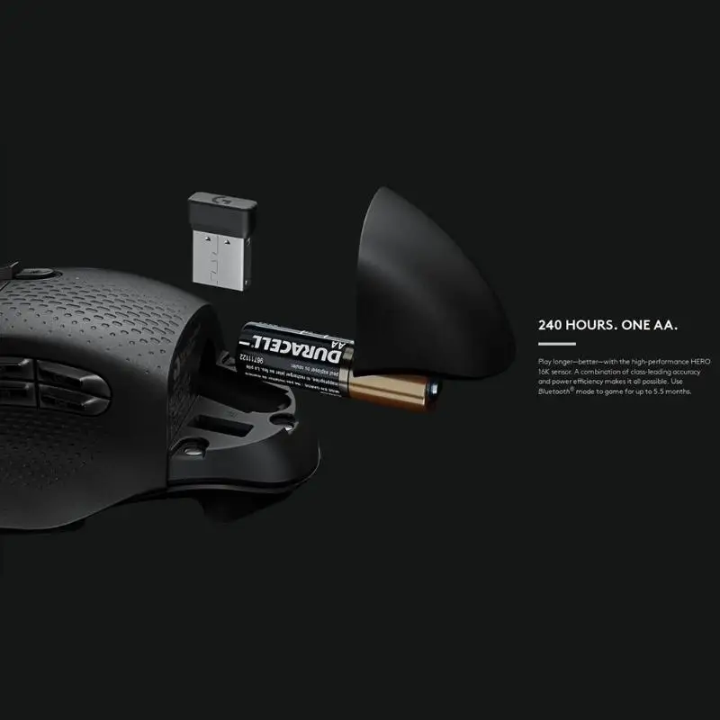 Игровая мышь с 15 программируемыми клавишами, беспроводная, Bluetooth, 16000 dpi, Регулируемая оптическая мышь, беспроводная мышь