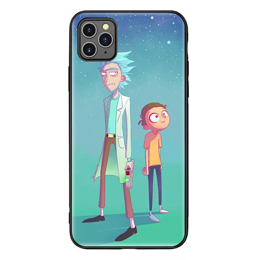 Красочный силиконовый чехол для телефона Rick and marty для iphone 11 pro max xr x xs max 8 plus 7 7plus 8 plus 6 6s противоударный чехол - Цвет: P0310N