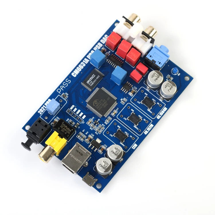 Áudio de Alta Usb para I2s Fidelidade Interface Digital - 24bit 192k Iis Spdif Óptico Coaxial Saída Decodificador Dac Cm6631a 32 - Image 5