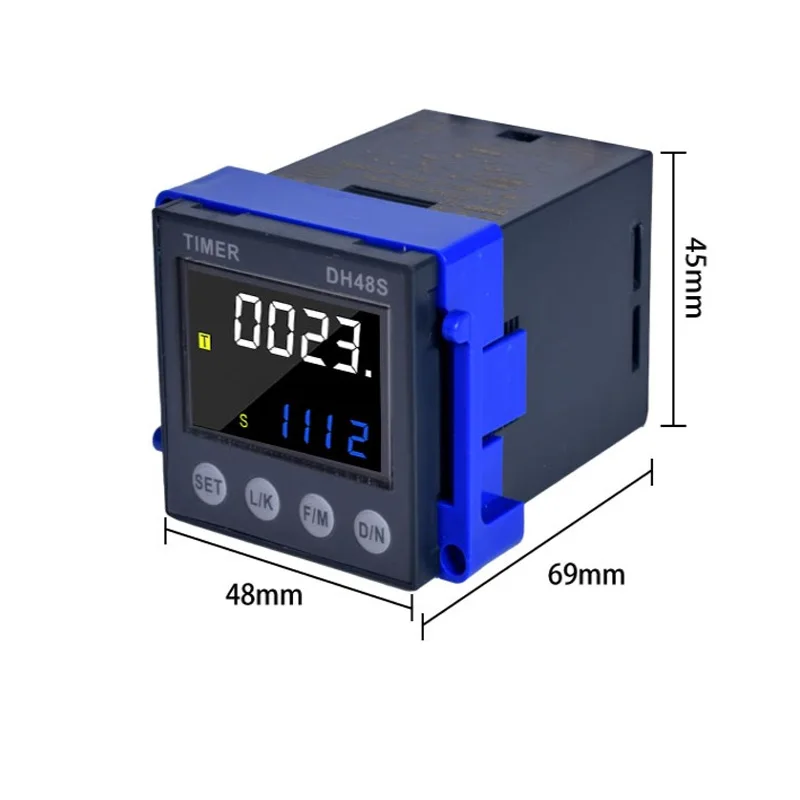 display digital ciclo tempo rele atraso automatico 05