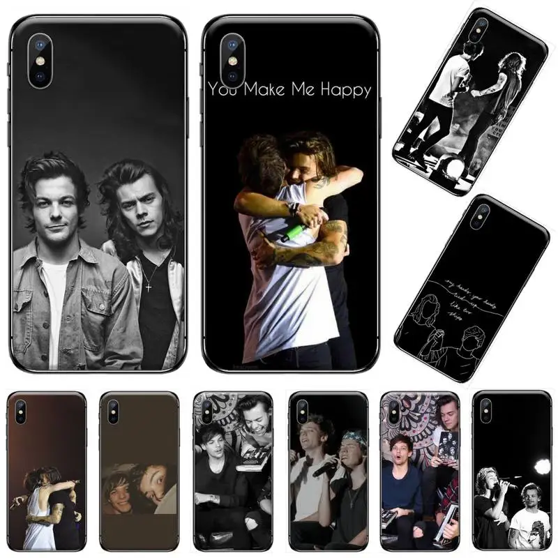 Роскошный чехол для телефона larry stylinson singer DIY iphone 5 5s 5c se 6 6s 7 8 plus x xs xr 11 pro max |