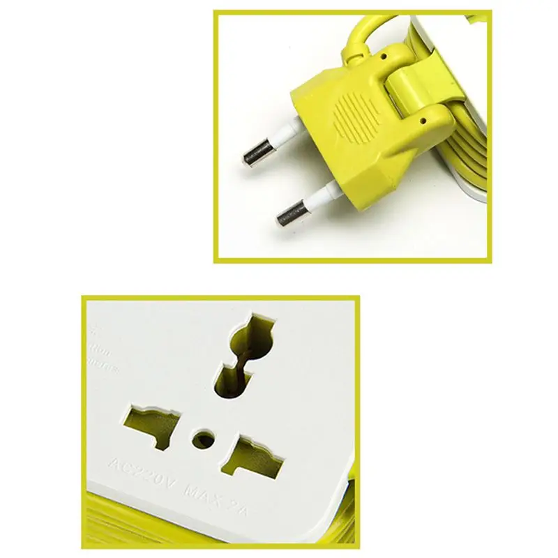 Штепсельная Вилка европейского стандарта 4 USB+ 1 разъем переменного тока/4 USB+ 2 адаптер пробки переменного тока несколько 4 USB порта зарядное устройство разъем 1,5 м для телефонов планшетов