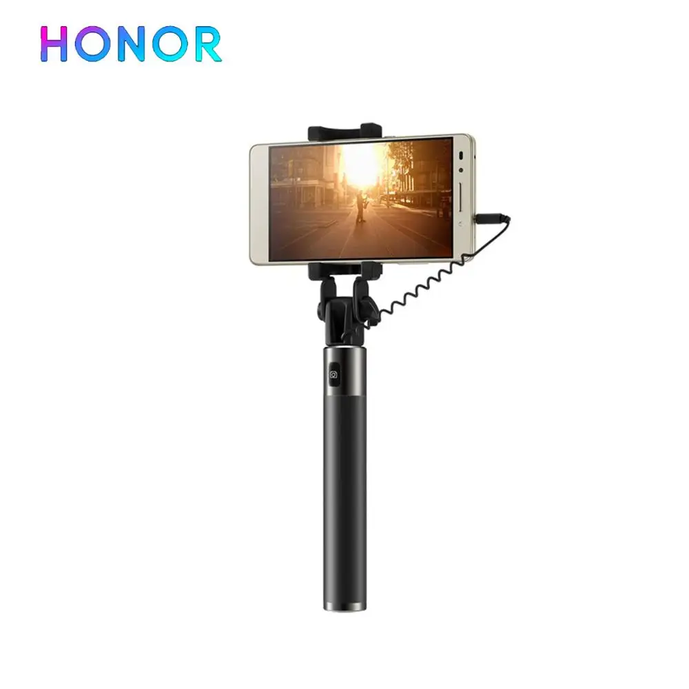 Huawei Honor селфи палка монопод проводной селфи палка Выдвижная ручной затвор для iPhone Android huawei