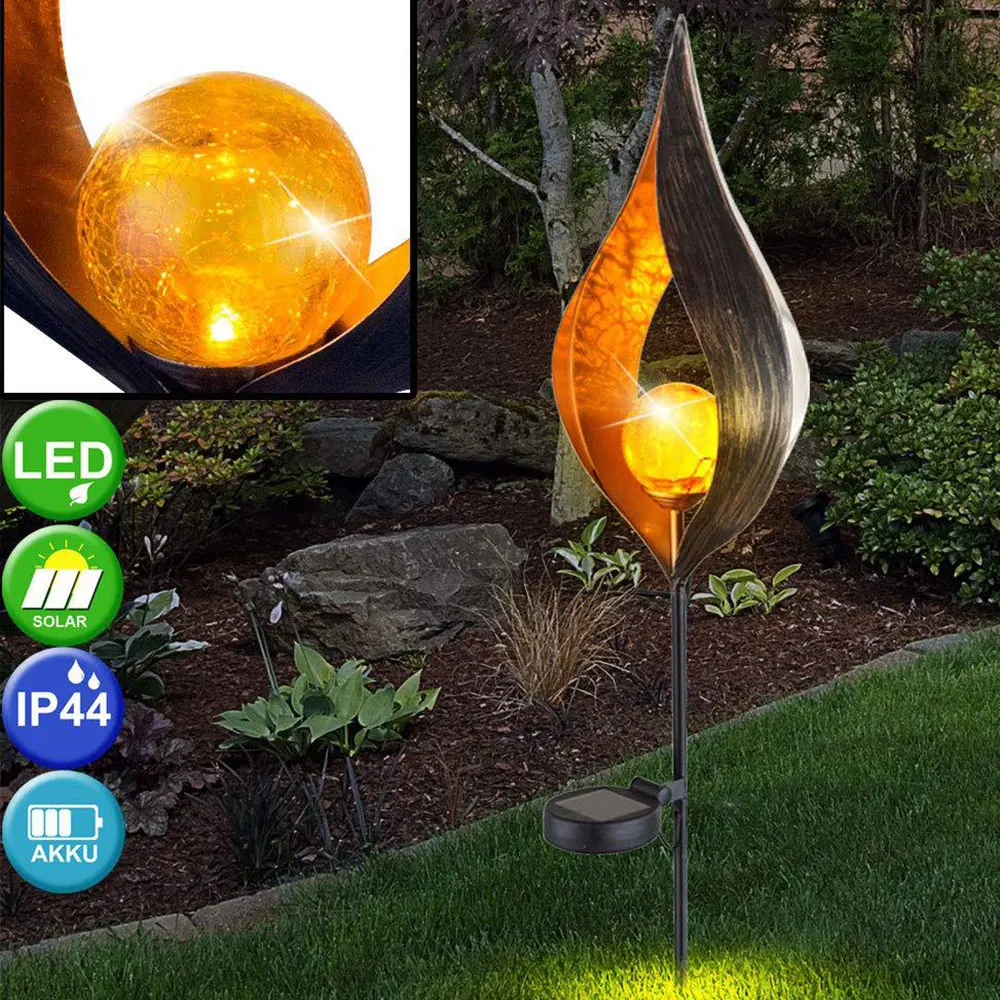 LED Solar Flame Lights Various Styles Flame Lights Garden Decoration Lights Outdoor Effect Lights
