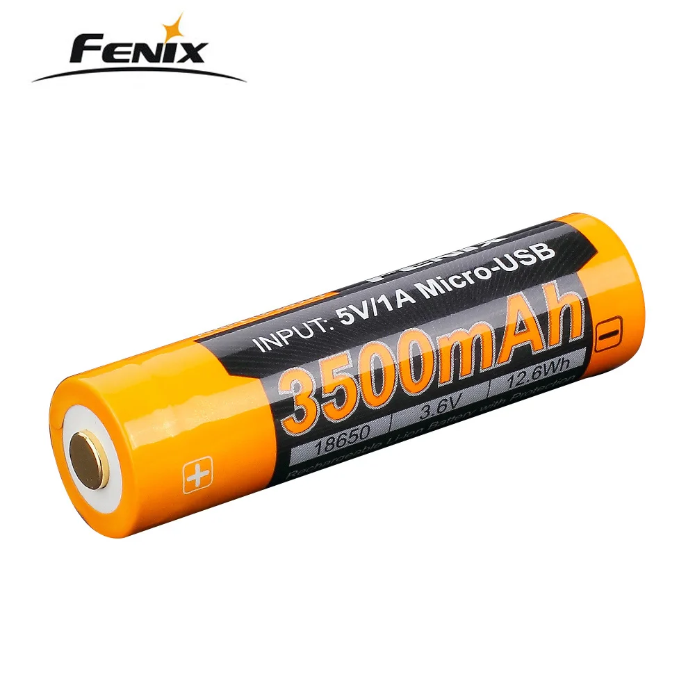 Аккумуляторная литий ионная батарея Fenix ARB L18 3500U USB 3500mAh 18650|Портативные