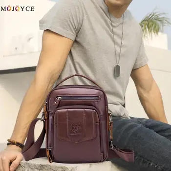 

BULLCAPTAIN Shoulder Bags Casual Men Business Genuine Leather Crossbody Bag