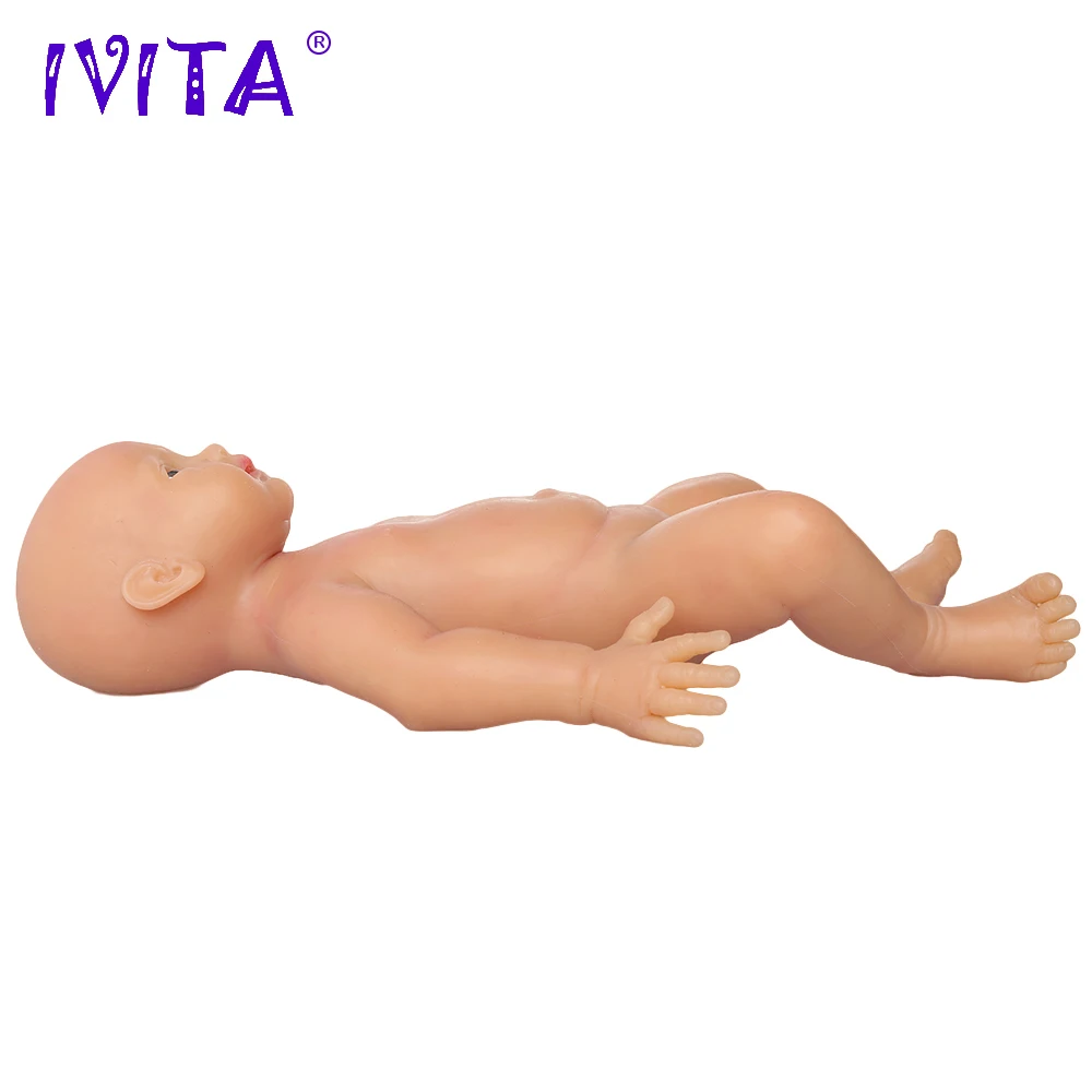 Оригинальная мягкая силиконовая кукла реборн IVITA WG1518 50 см 4960 г реалистичные