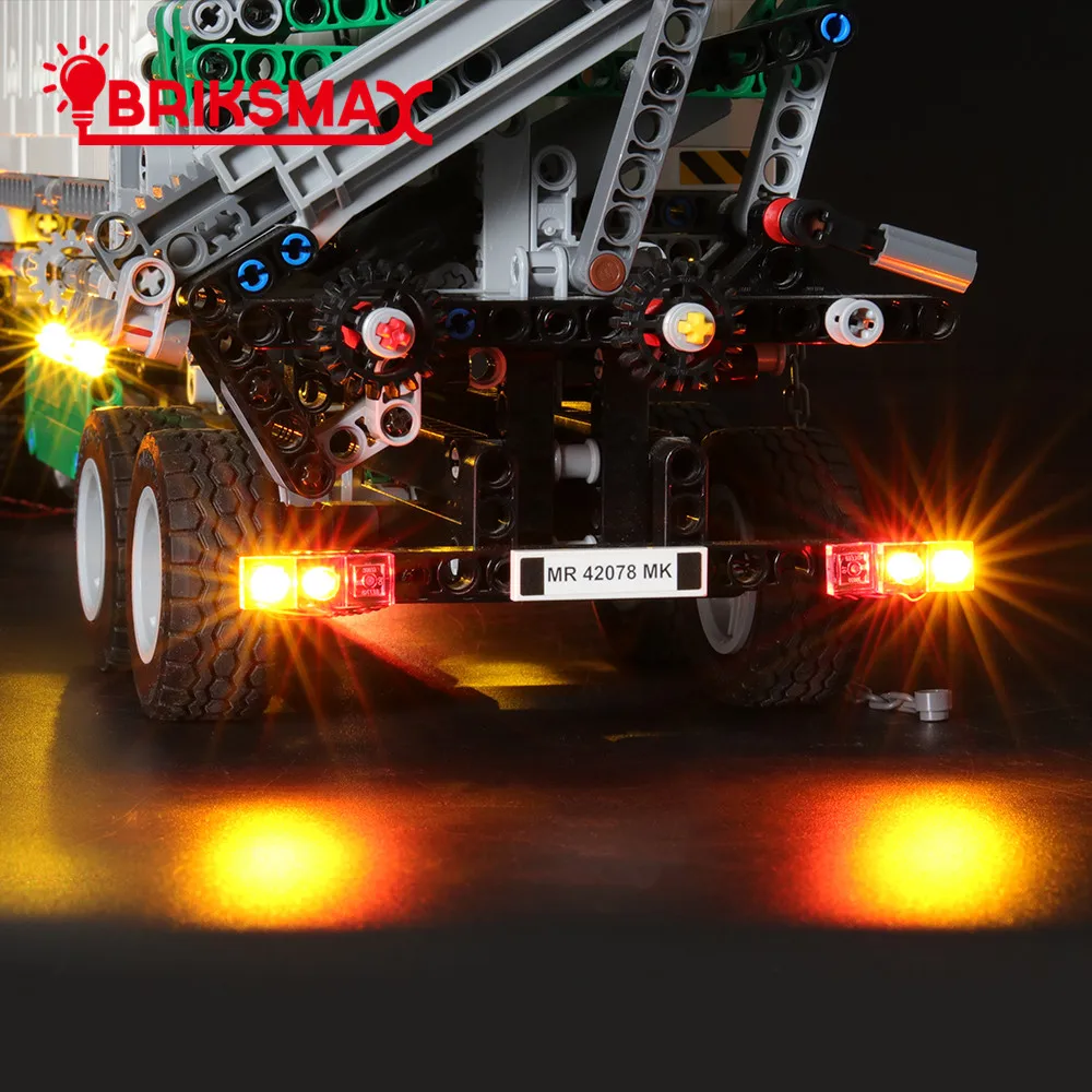 BriksMax набор светодиодных светильников для серии Technic Mack Anthem строительные блоки набор света совместим с 42078(не включает модель