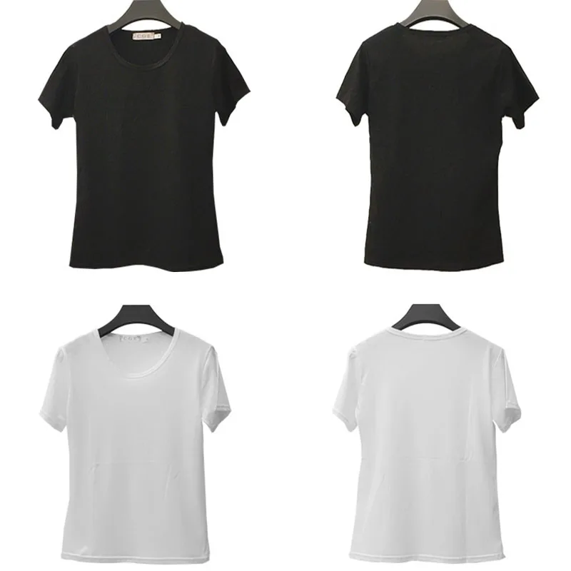 

Short-Sleeve Women T-shirts Solid Color Female T Shirt Casual Harajuku Woman Tshirts Summer Shirt Women Tees Tops S-XXL