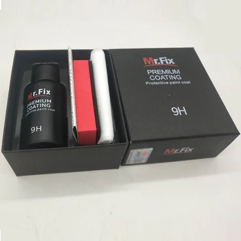 

30mL 9H Hardness Car Liquid Ceramic With Dust-free Cloth Coat Sponge Protect Car From Aging Fading Car Cleaning Tool