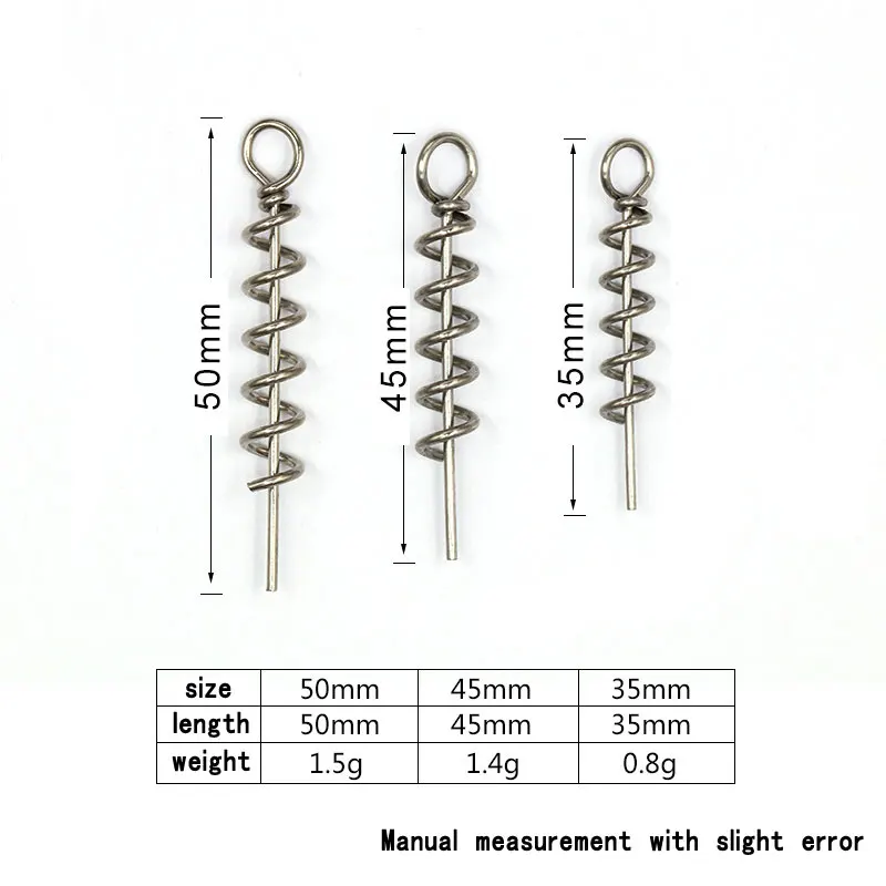 30 шт. Мягкая приманка из нержавеющей стали Пружинные булавки рыболовный разъем для приманки Assist Worms приманка крючок рыболовные снасти аксессуары