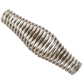 

New BBQ Pit Grill 11cm Stainless Steel Handle Spring Wood Furnace Stove Smoker Silver