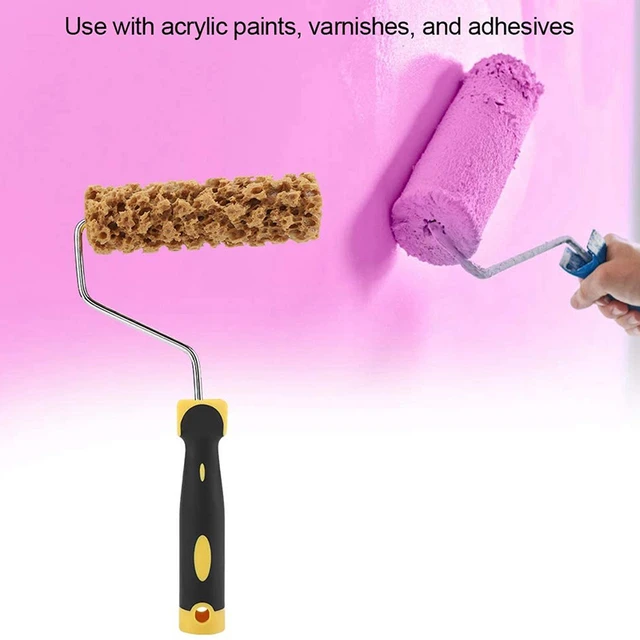 M60 Seaweed Sponge Roller Brush Imitation Seaweed Sponge Roller Pattern  Liquid Wallpaper Paint Texture Tool - Paint Rollers - AliExpress