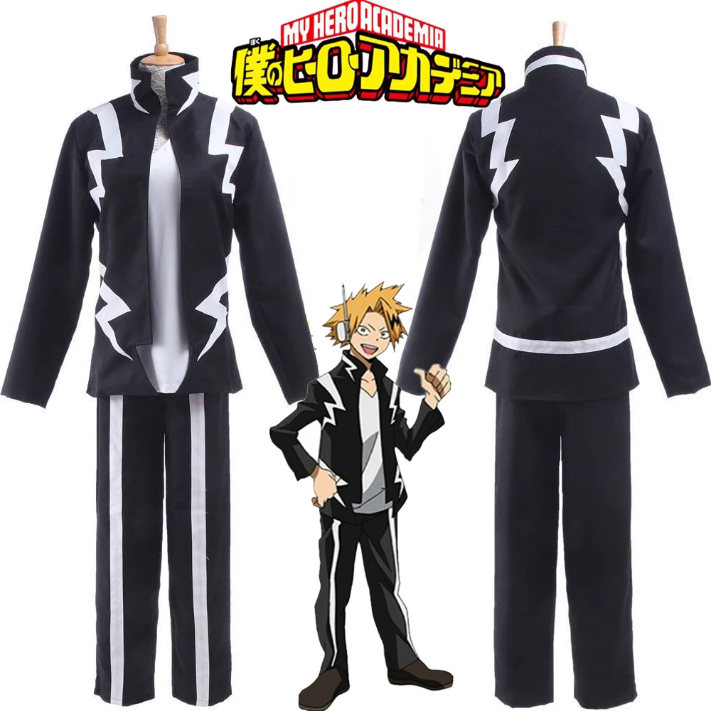 Anime-Boku-No-Hero-Academia-My-Hero-Academia-Kaminari-Denki-Wigs-Cosplay-Costume-School-Uniform-Men (3)