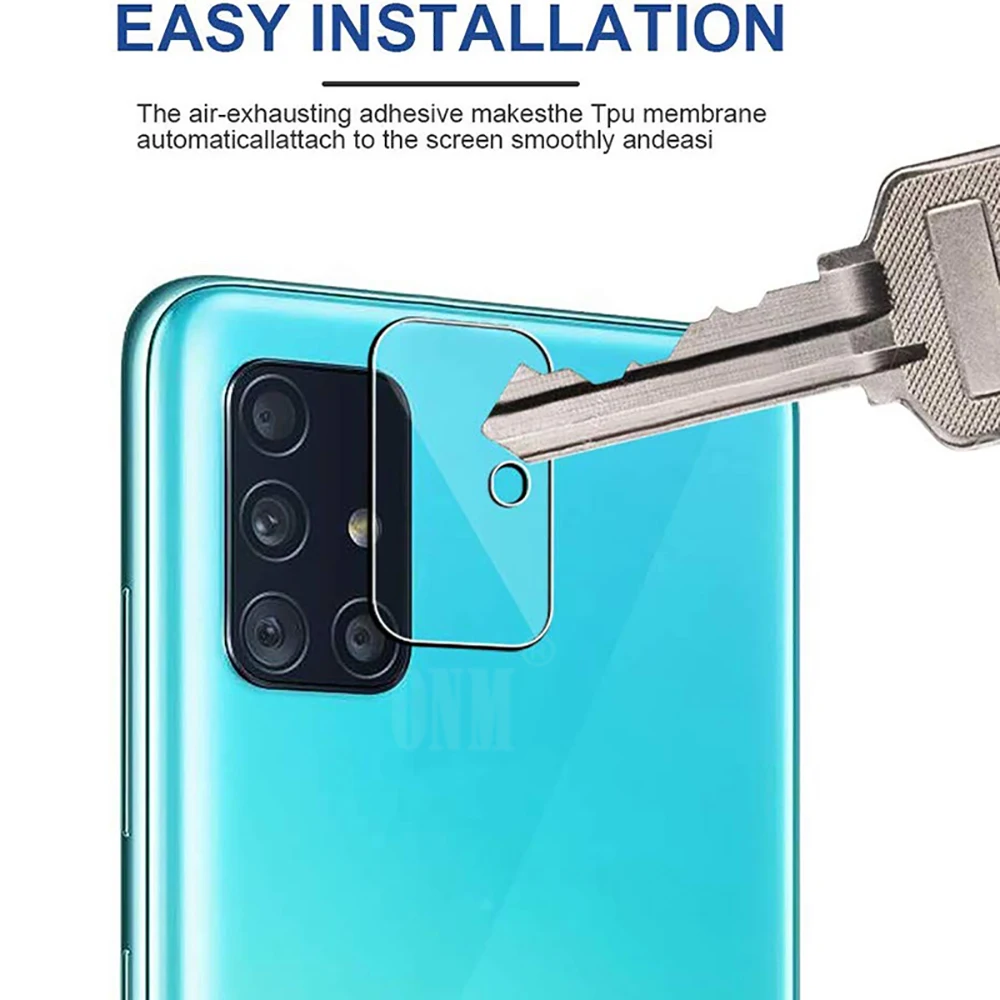 Закаленное стекло для объектива камеры 2 шт. Samsung Galaxy A51 A71 Защитное экрана