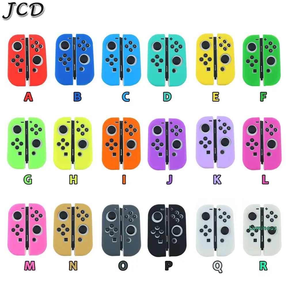 1 комплект нескользящий Силиконовый мягкий чехол JCD для Nintendo Switch защитный NX NS Joy Con