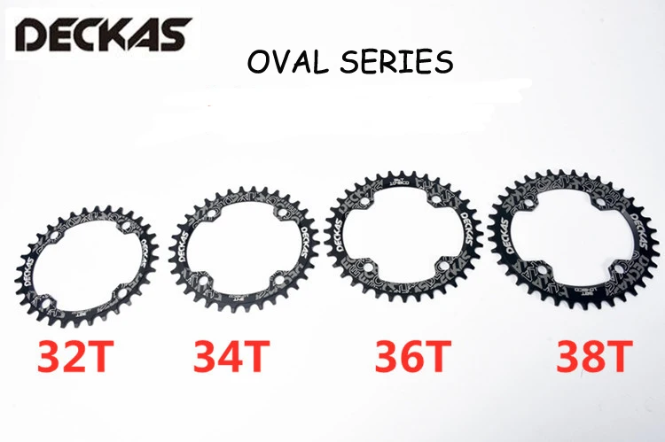 DECKAS Ultralight 104 BCD 32T 34T 36T MTB велосипед Узкий широкий цепной круг Овальный