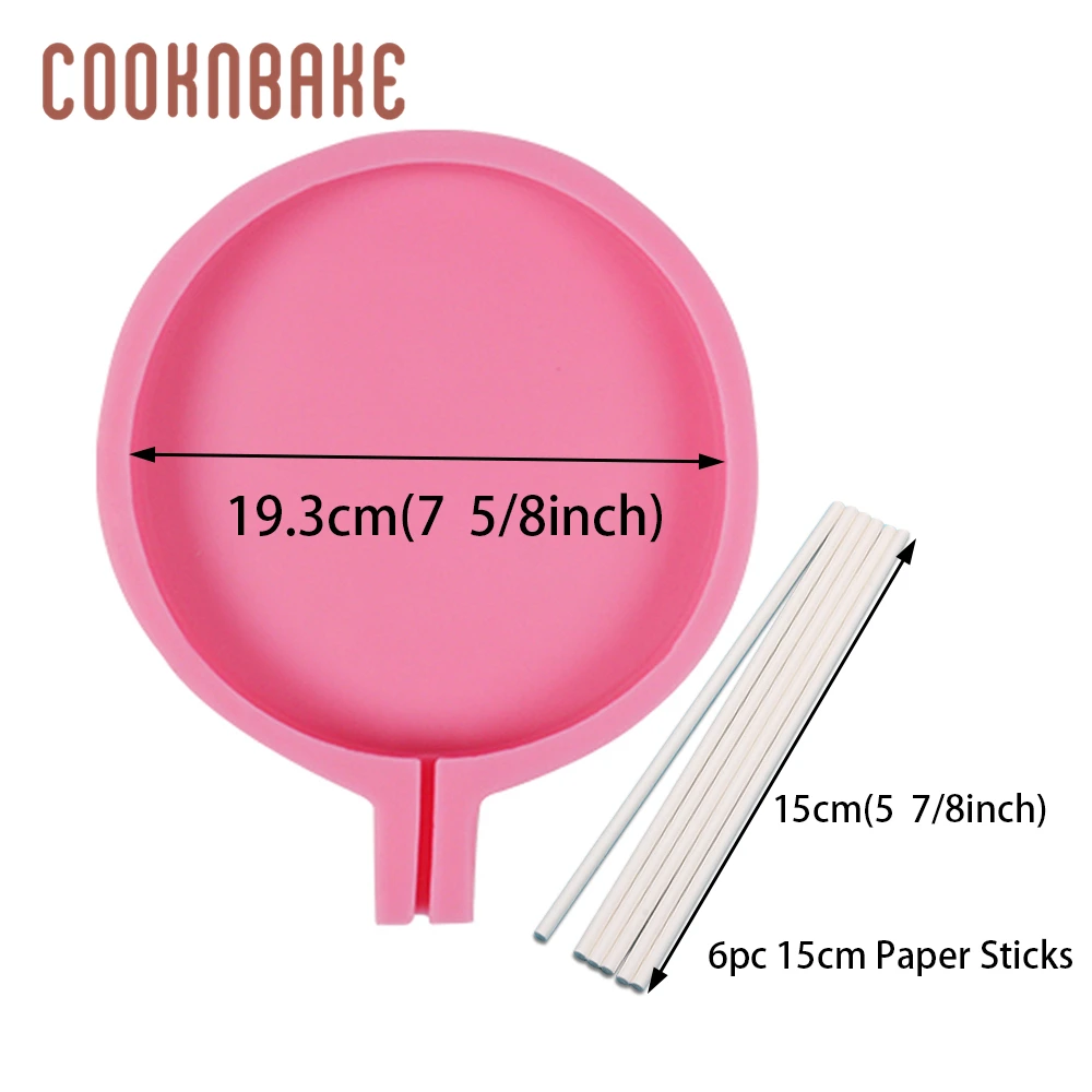 CDY-466 COOKNBAKE, силиконовая форма для леденца, большое сердце, инструмент для украшения торта, круглая форма для шоколада, конфет, сахара, леденцов, сделай сам, День святого Валентина - Цвет: CDY-466