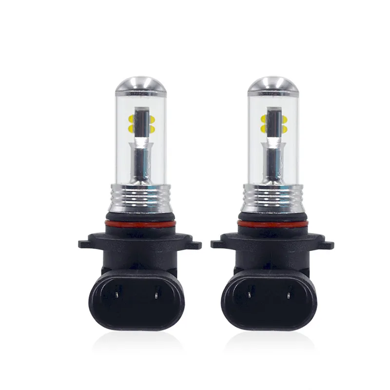 HCDLT 2PCS Universal 12V-24V Car Fog Lamp Bulb 6500K White H1 H3 H7 H8 H11 9005 9006 2525-8SMD Auto LED Driving Running Light (2)