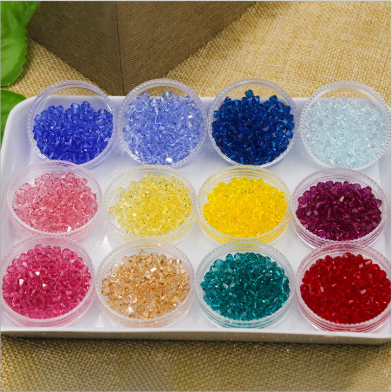 Glass Bracelet Accessories Glass Crystal Beads Garment Beads Top