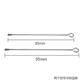 Universal 10PCS Connect Top Needle Cartridge Bar 85 MM For Tattoo Grip Adjustable Non-Slip Alloy Aluminum Handle Rotary Machine 1