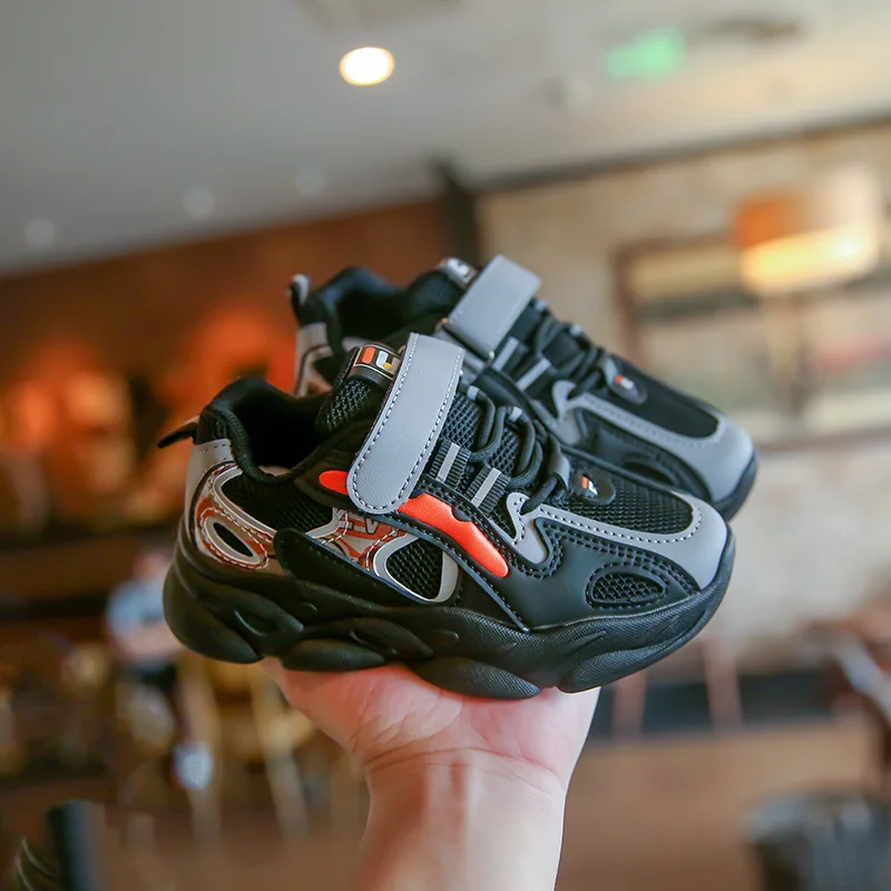 

Kids Sneakers Boys Autumn Children Zapatillas Mesh Breathable Tenis Infantil Anti Skid Baby Walking Running Casual Sports Shoes