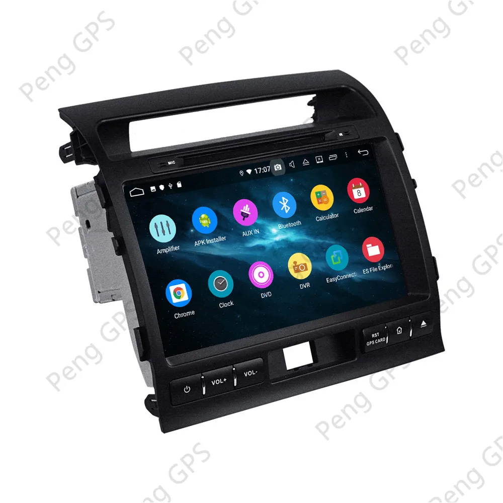 Excellent Car Radio Screen For Toyota Land Cruiser 2008-2012 GPS Navigation Recorder Headunit Multimedia Player Android 9 DSP 4+64G 2