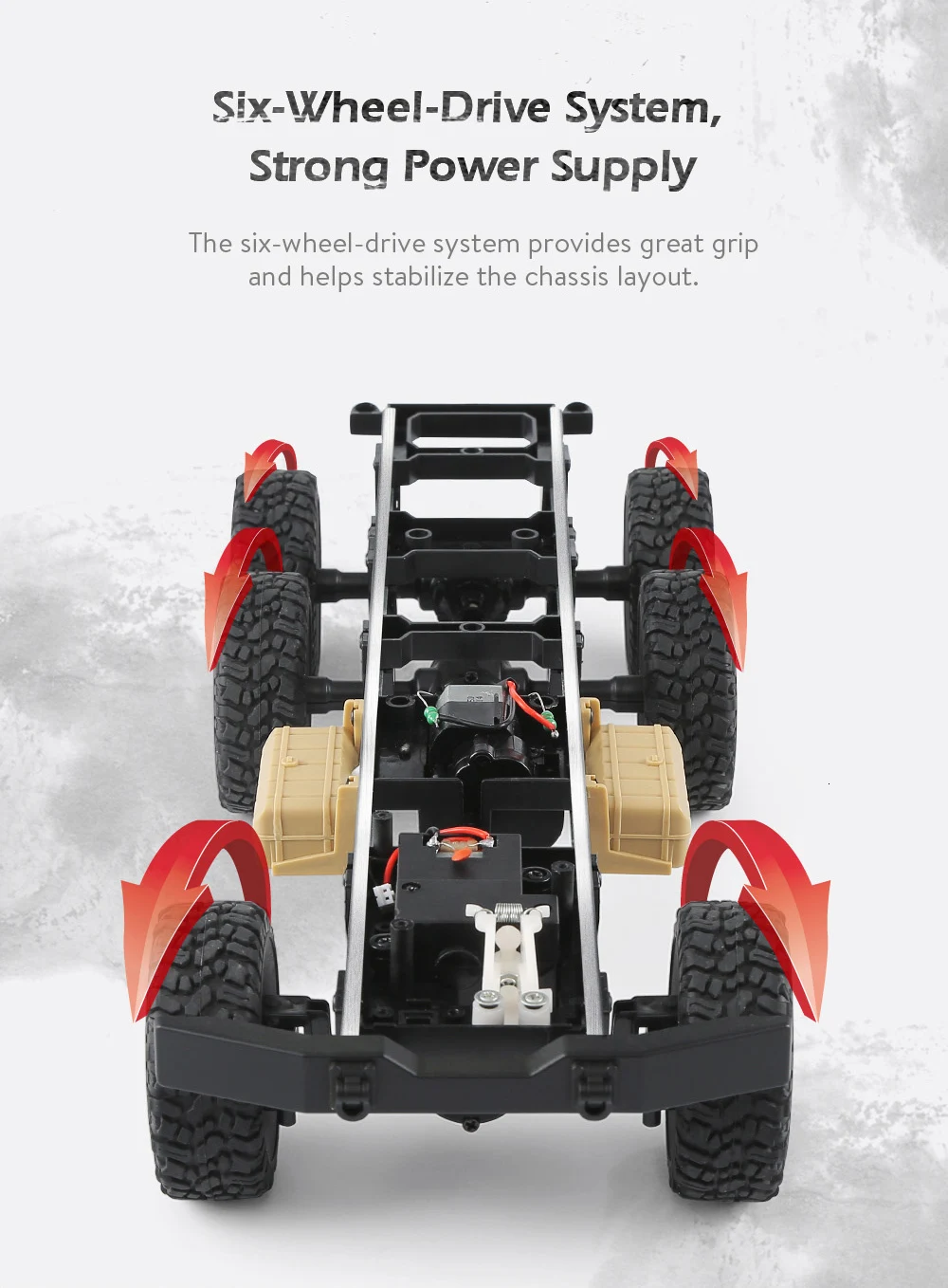 JJRC Q60 1/16 2.G 6WD внедорожный военный багажник гусеничный Радиоуправляемый автомобиль радиоуправляемые игрушки для детей подарок на день рождения