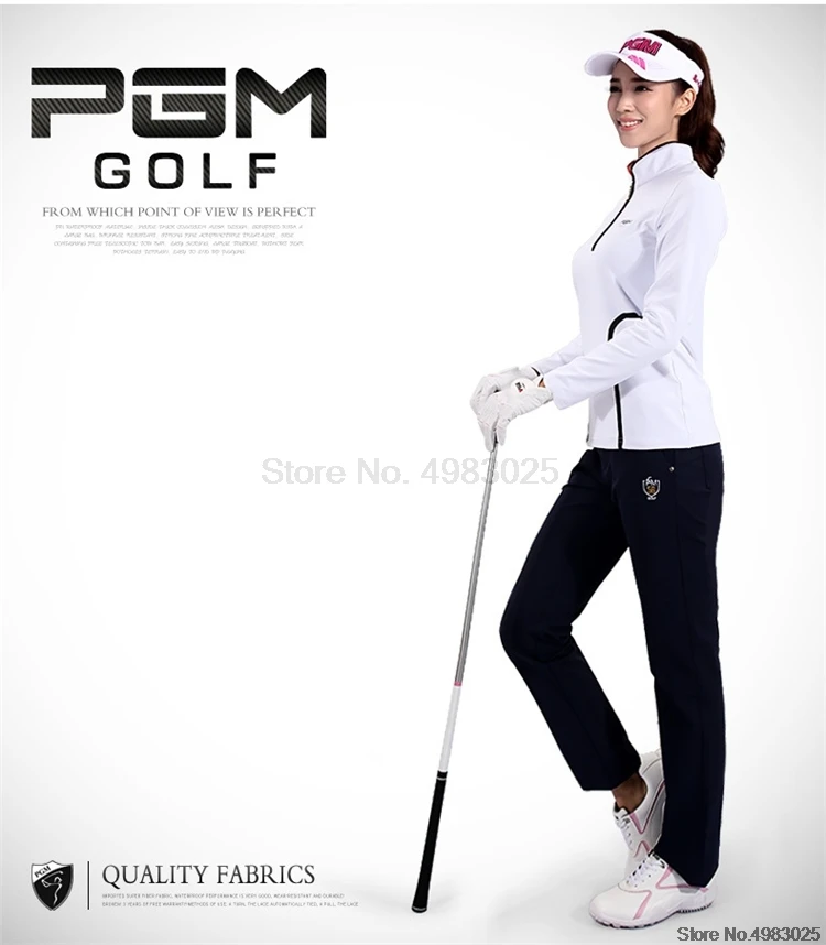 PGM, женские тонкие футболки для гольфа, дышащие Футболки с длинным рукавом для гольфа, быстросохнущая одежда для тенниса, гольфа AA60455