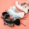 Diadema de lazo de encaje Lolita para Cosplay para mujer, diademas con orejas de gato, borlas, aros para la cabeza ► Foto 2/6