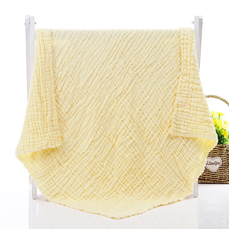 firm mattress topper 6 Layers Gauze Cotton Baby Receiving Blanket Infant Kids Swaddle Wrap Blanket Sleeping Warm Quilt Bed Cover Muslin Baby Blanket white bedding Bedding