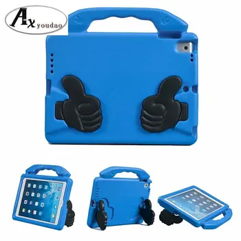 

Kids Safe EVA Stand Case for IPad 9.7 2017 2018 Foam Handle Full Body Tablet Cover for Apple IPad Air 2 5 6 Pro 9.7 2016 Case