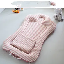 Многофункциональная переносная люлька для малышей, складная туристическая детская кроватка для новорожденных, переносная кровать для маленьких детей, игровой коврик с одеялом