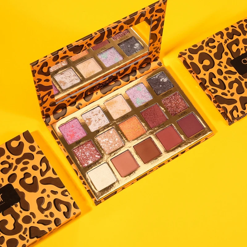 Do color 15-color Leopard палитра теней для век водостойкие стойкие цвета быстрое мерцание матовые тени для век