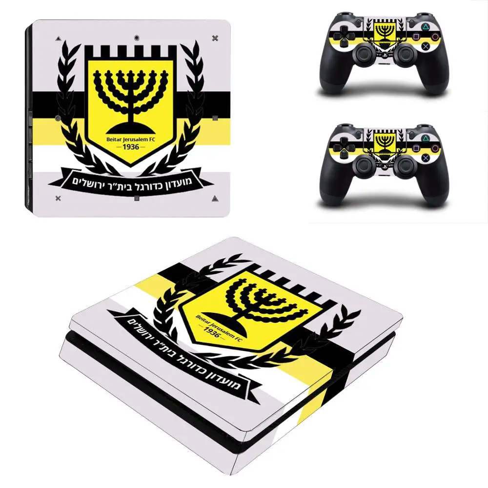 Beitar Jerusalem футбол PS4 тонкая кожа Наклейка для sony playstation 4 консоль и контроллер PS4 тонкая кожа стикер винил