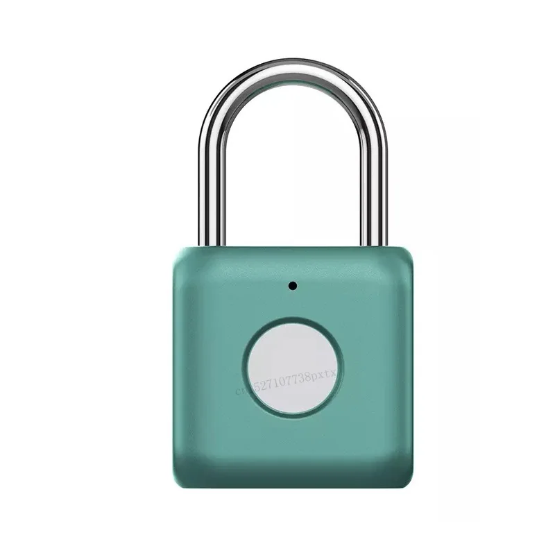 Green Xiaomi USB Перезаряжаемый умный безключевой электронный замок с отпечатком пальца домашний Противоугонный замок безопасности дверной багажный замок для чемодана - Цвет: Green