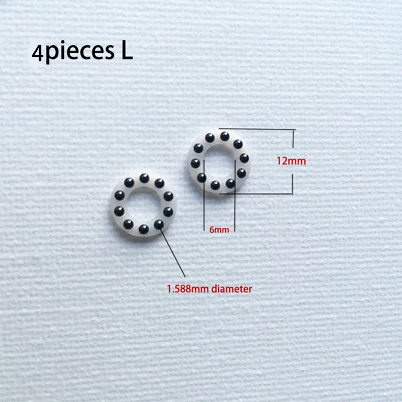 Knife Bearing Washer 4pieces Knife Ceramic Ball Bearing Fastening Tools