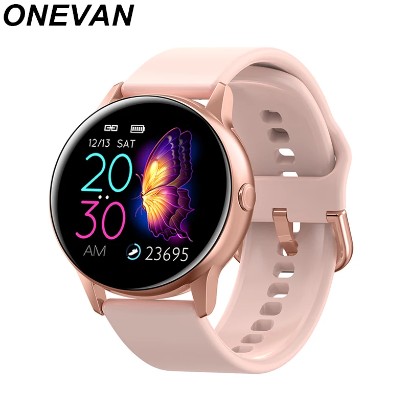 

2020 New Women's Smartwatch IP68 Waterproof Wearable Device Heart Rate Monitor Smart Watch For Android IOS inteligentny zegarek
