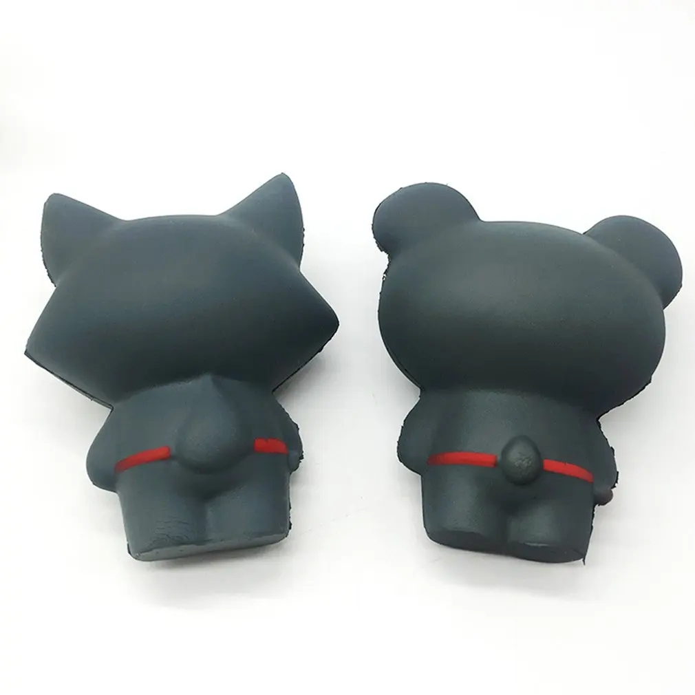 Животное Jumbo 13 см Kawaii Ninja мягкое панда/медведь/лиса хлеб мягкий медленно поднимающийся Забавный малыш игрушка сладкий Шарм мультфильм